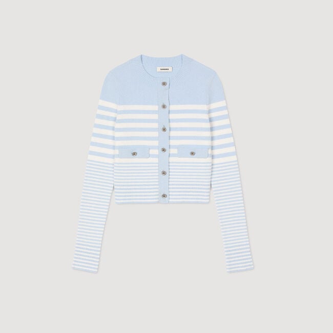 Striped cardigan