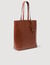 Leather shopping bag