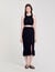 Knit midi skirt