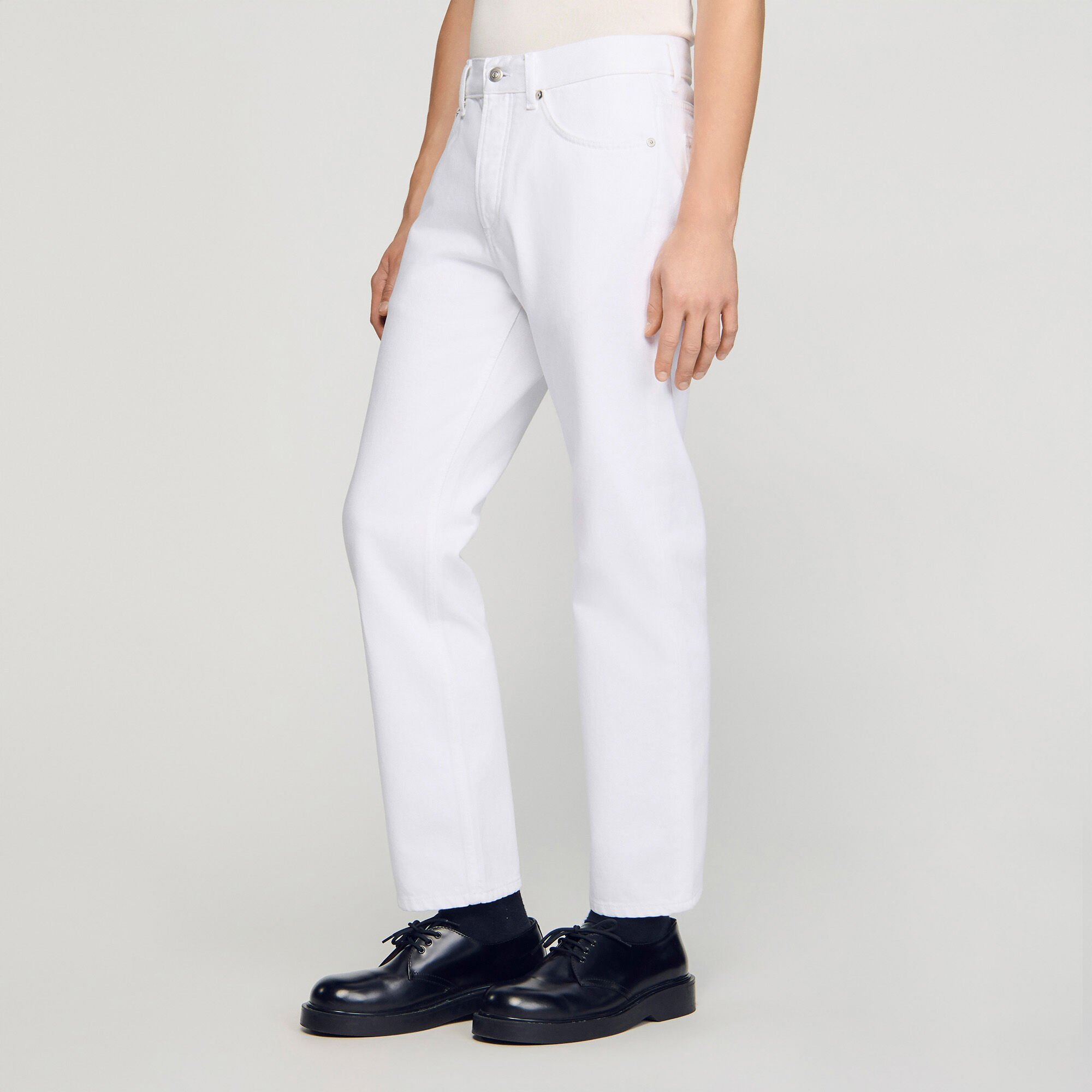 Patent leather derbies