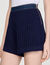 High-waisted crochet shorts