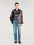 Striped polo jumper