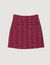 Short tweed skirt