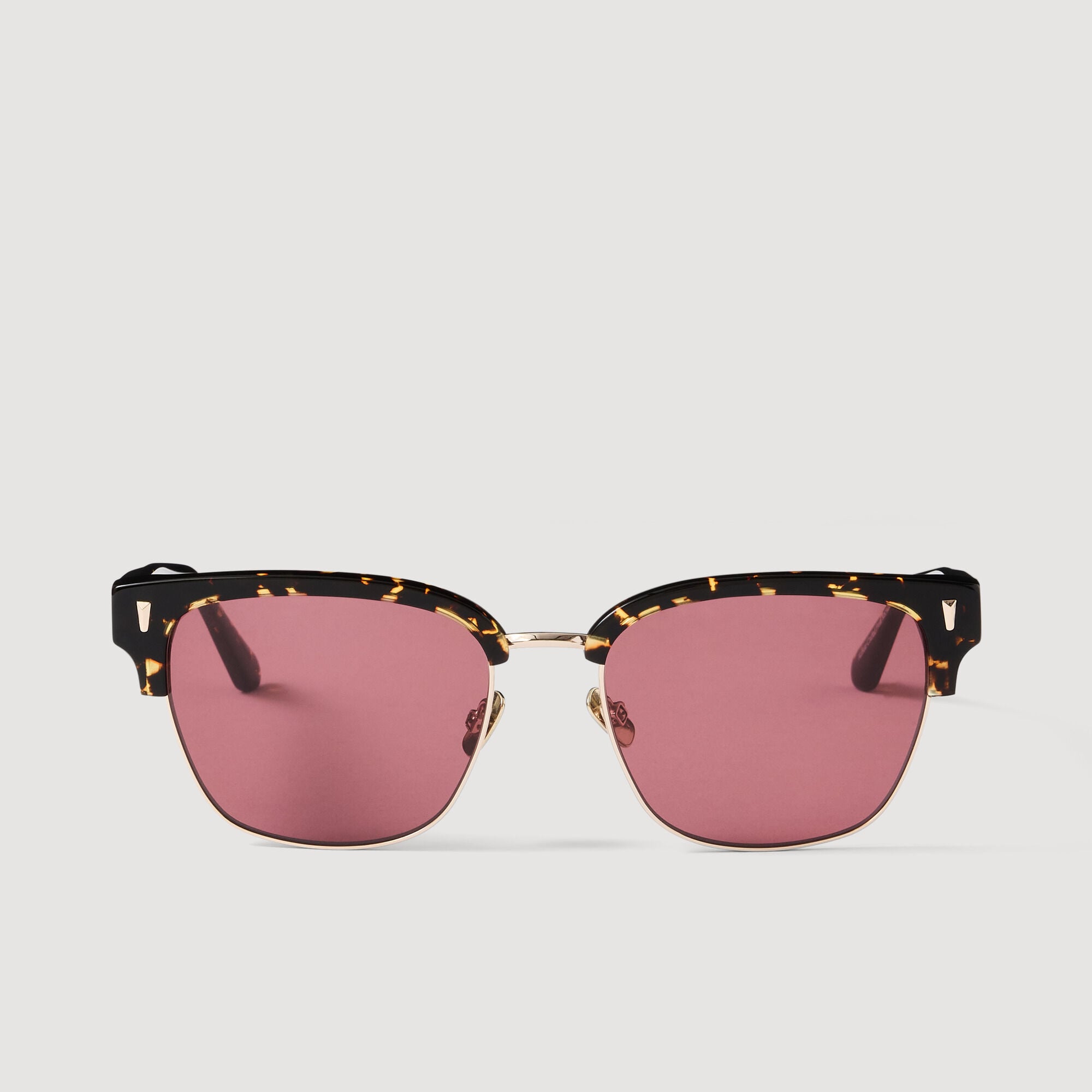 Acetate logo sunglasses