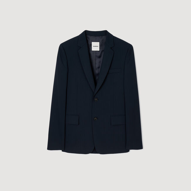 Wool suit jacket