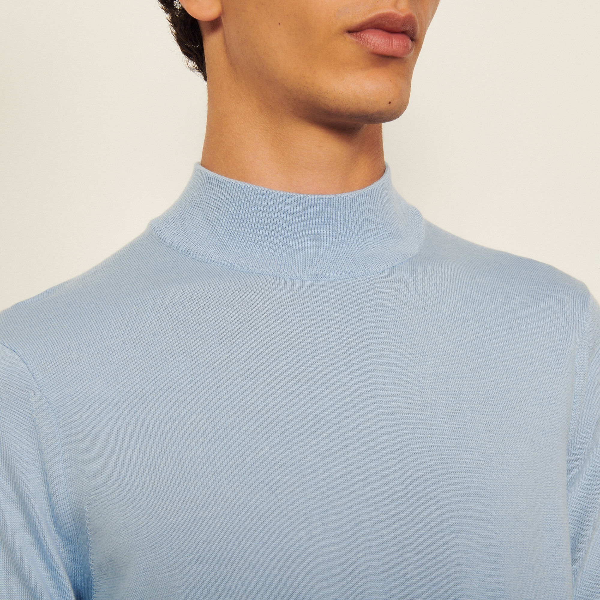 Funnel neck sweater