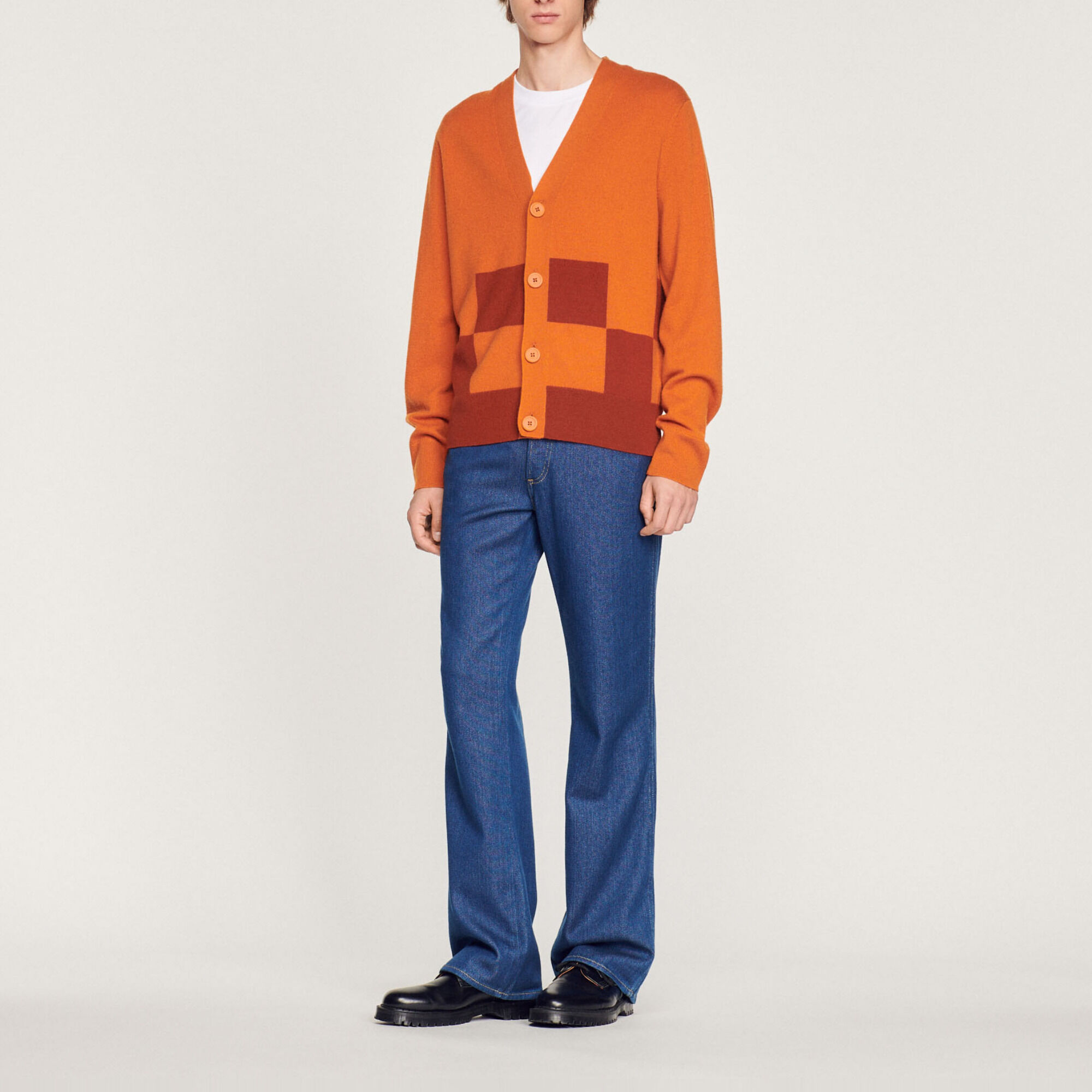 Wool and cashmere cardigan