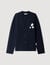 Jacquard flower knit cardigan