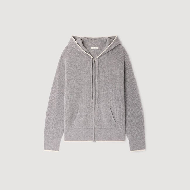 Hooded cardigan