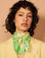 Silk scarf with Daisy print