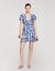 Floral print short dress