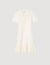 Short knit dress with polo neck