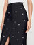 Rhinestone pencil skirt