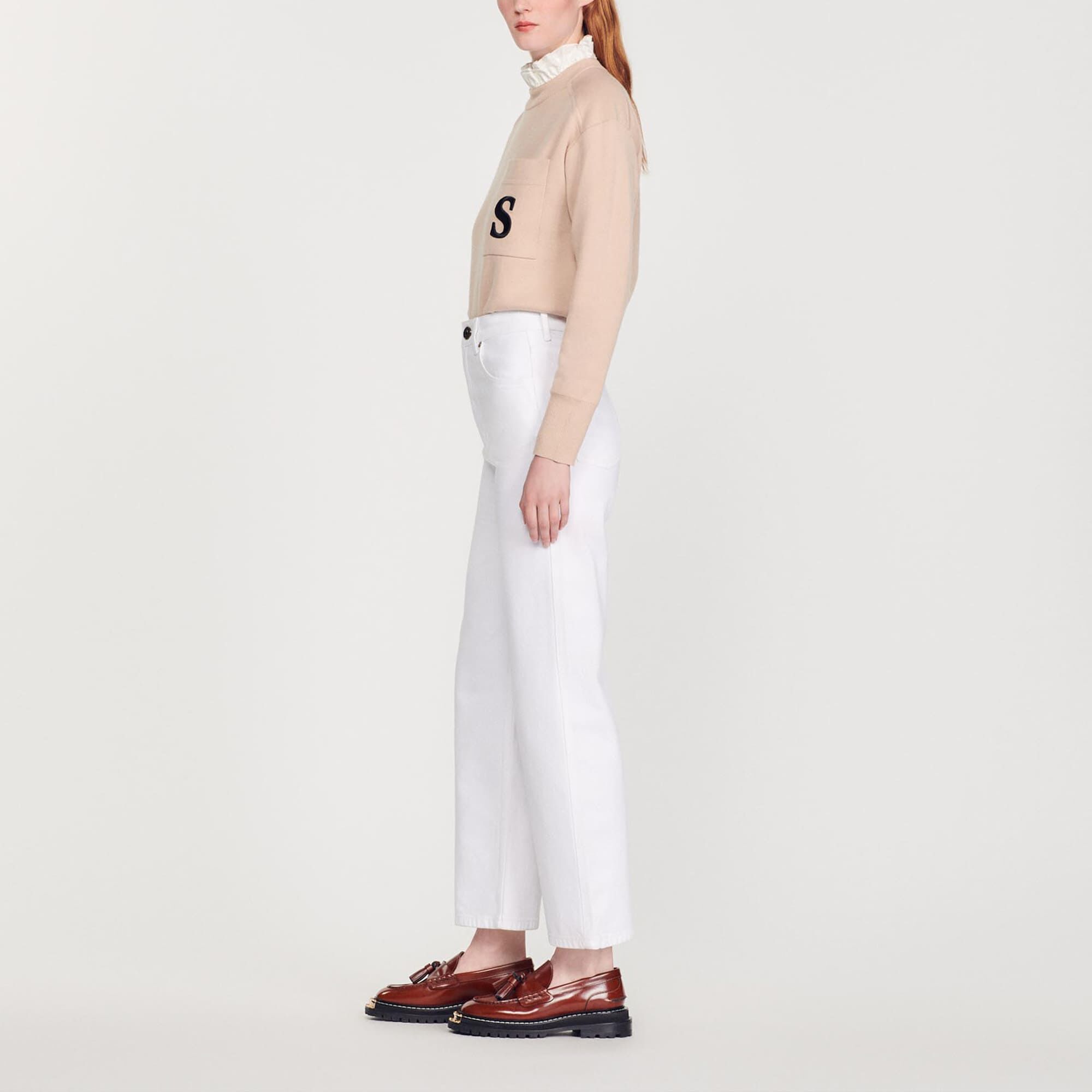 Straight-cut jeans