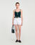 Two-tone knit vest top