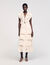 Long frilled skirt