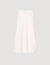 Long satin-effect skirt