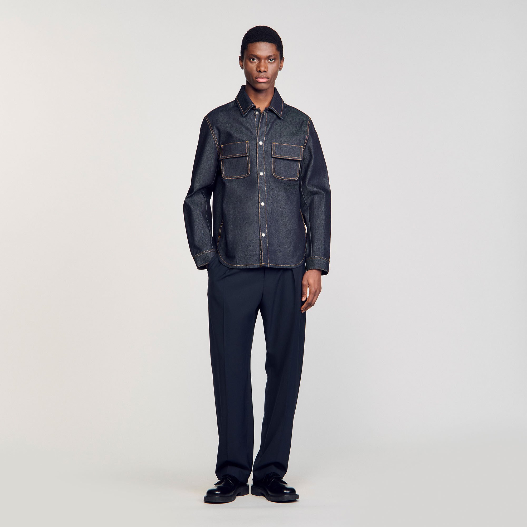 Denim overshirt