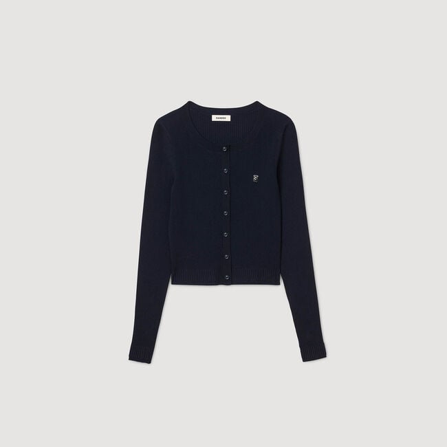 Fine knit cardigan