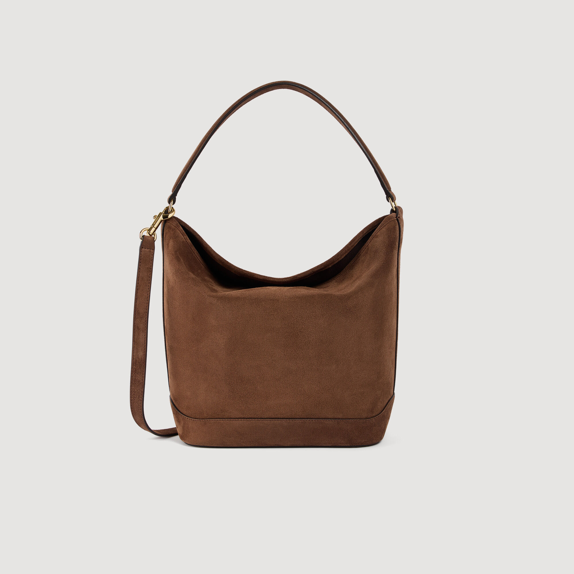 TANGOSO suede bucket bag