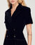 Short velvet dress
