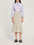 Long flared skirt