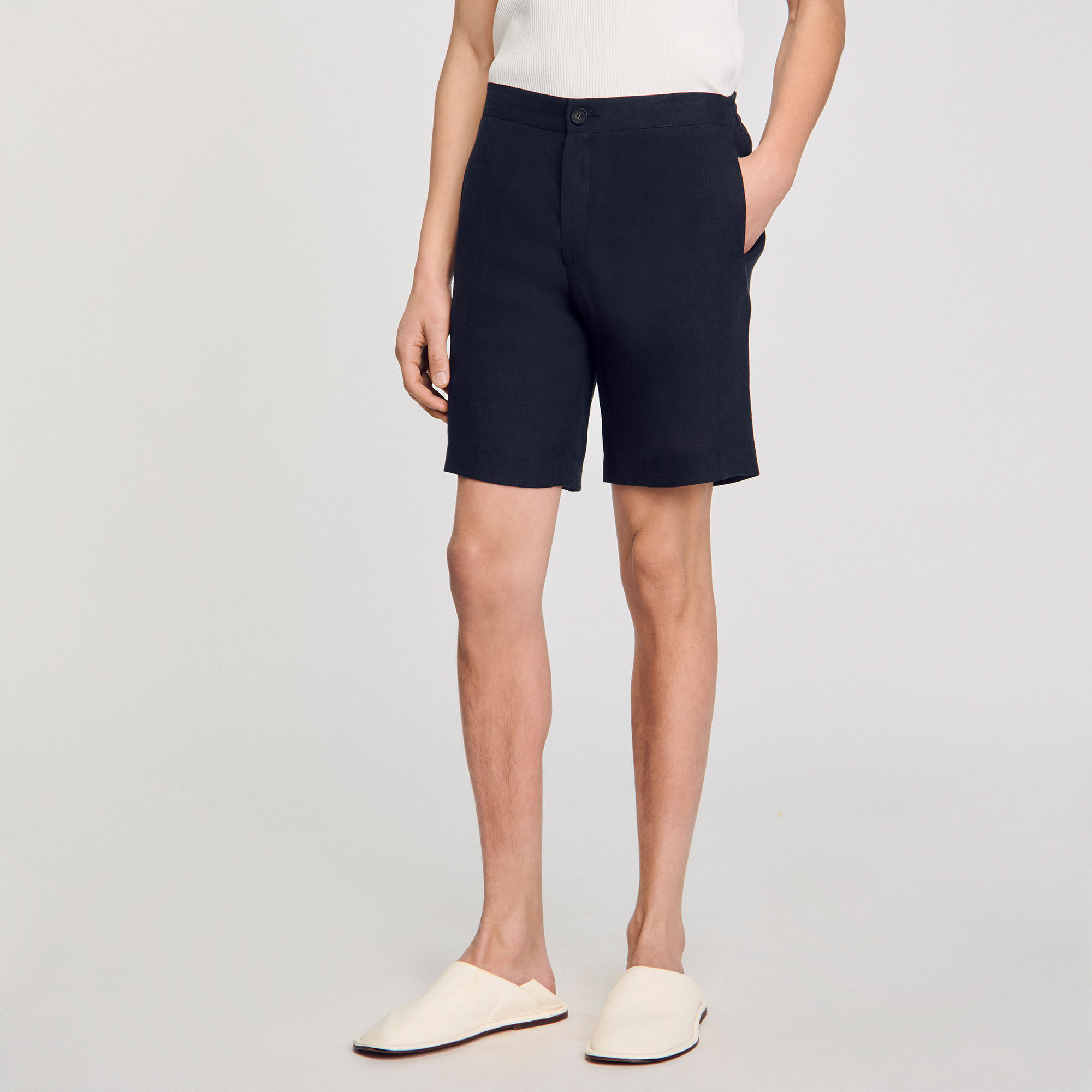 Linen shorts