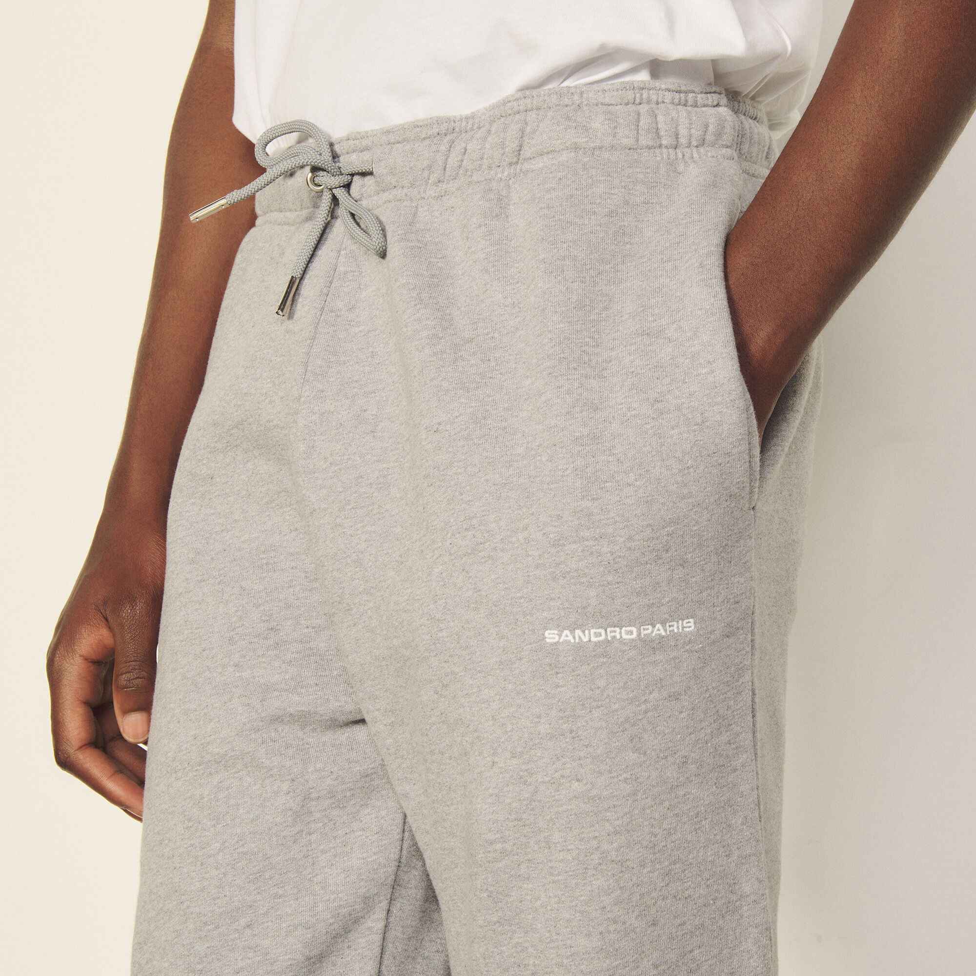 Joggers with Sandro Paris embroidery