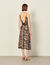 Printed silk dress