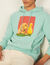 Cotton hoodie with artwork
