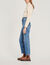 Ripped straight-leg jeans