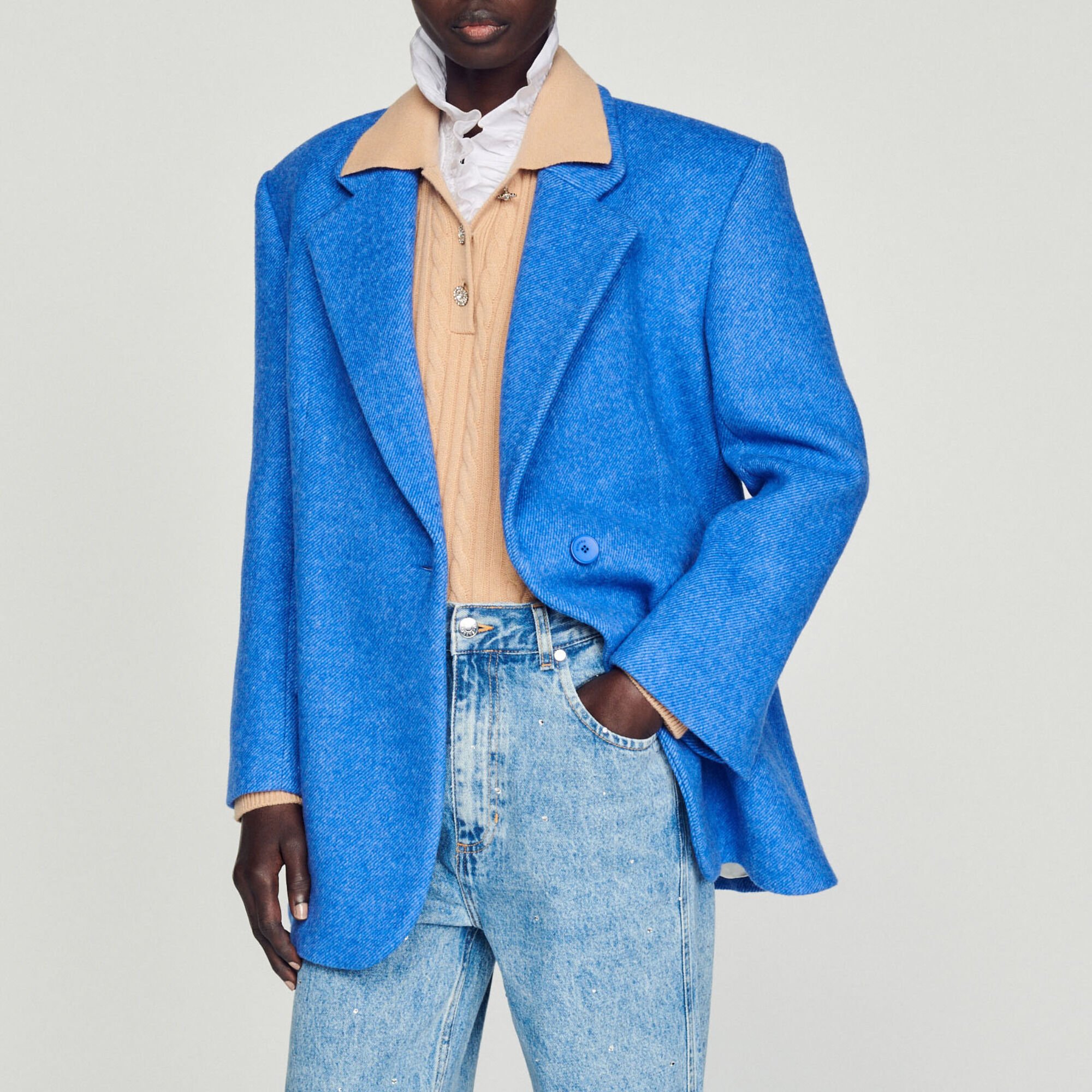 Oversized tailored jacket