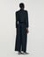 Wide-leg elastic waist trousers