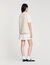 Sleeveless tweed jacket