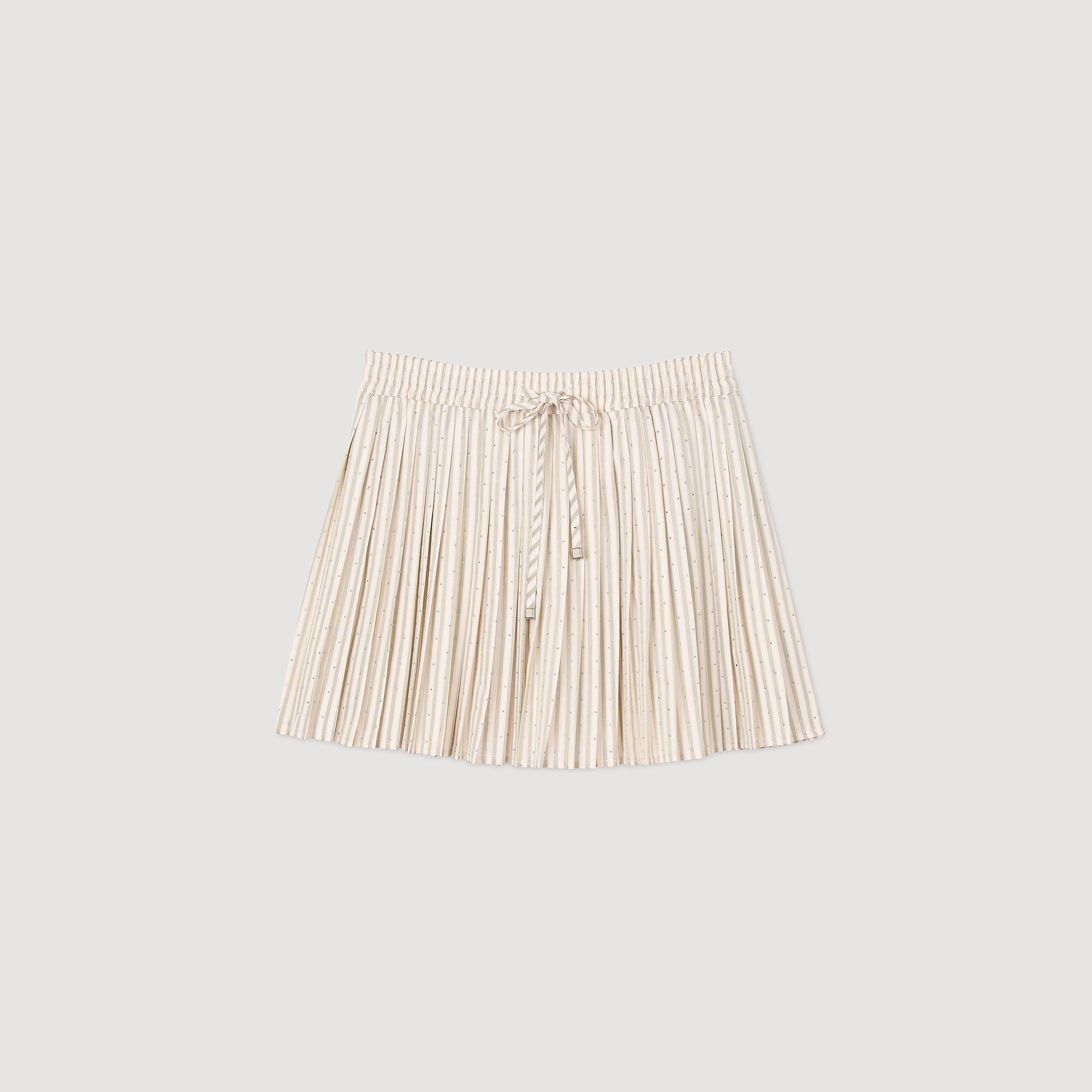 【海外限定】Sandroスカート☆Rhinestone-Embellished Pleated W Sandro_SFPJU01391-16_F_1.jpg