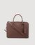 Reconstituted leather briefcase