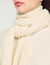 Knitted jumper with scarf collar