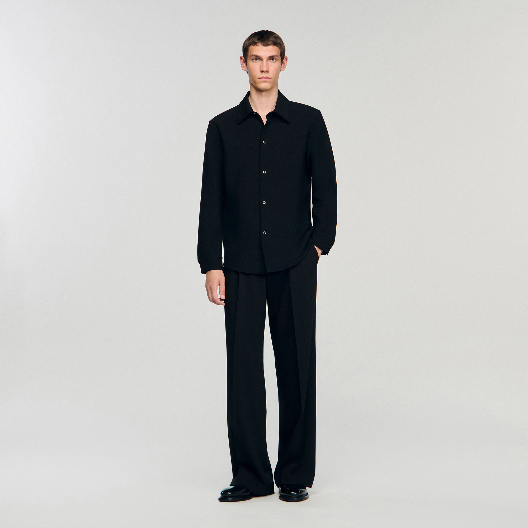 Long-sleeved jersey shirt