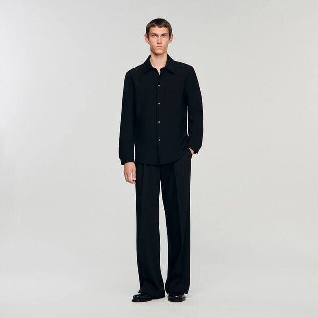 Long-sleeved jersey shirt