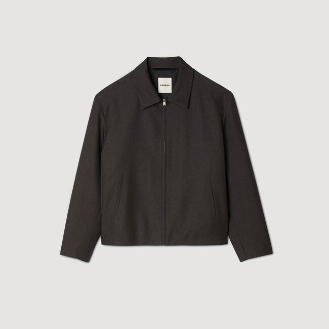 Technical zip-up jacket