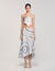 Spiral-motif maxi skirt