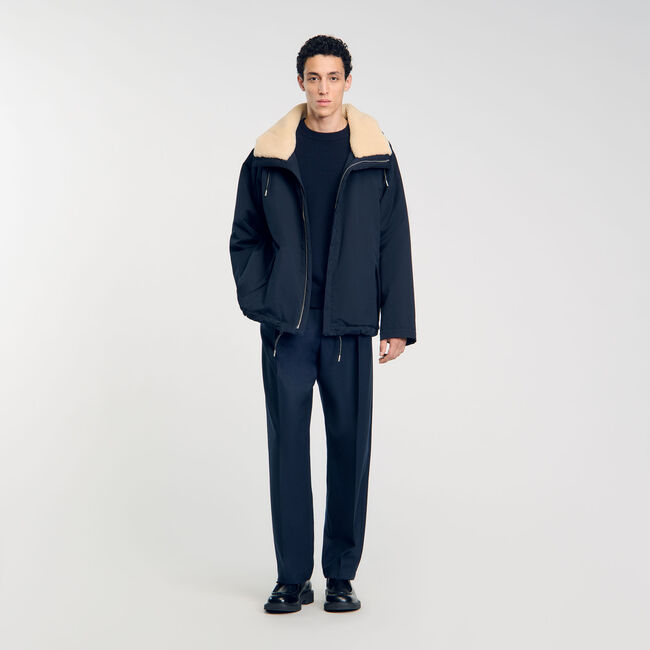 Quilted cotton parka