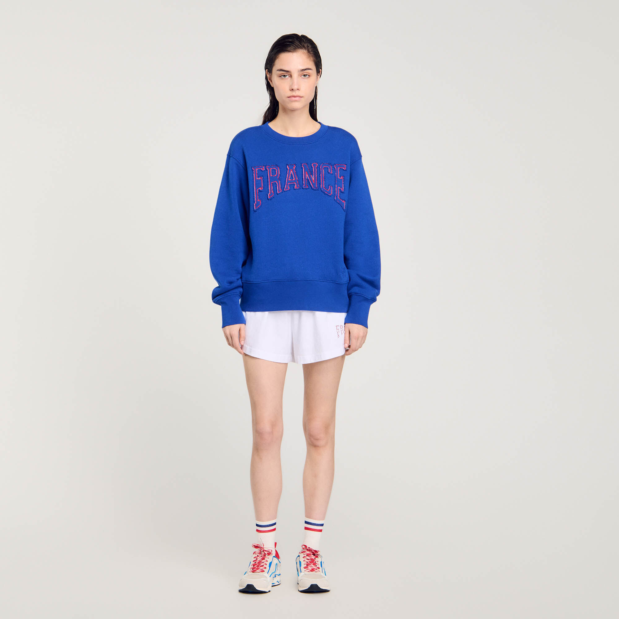 France embroidered sweatshirt