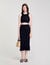 Knit midi skirt