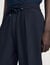 Elasticated straight-leg trousers