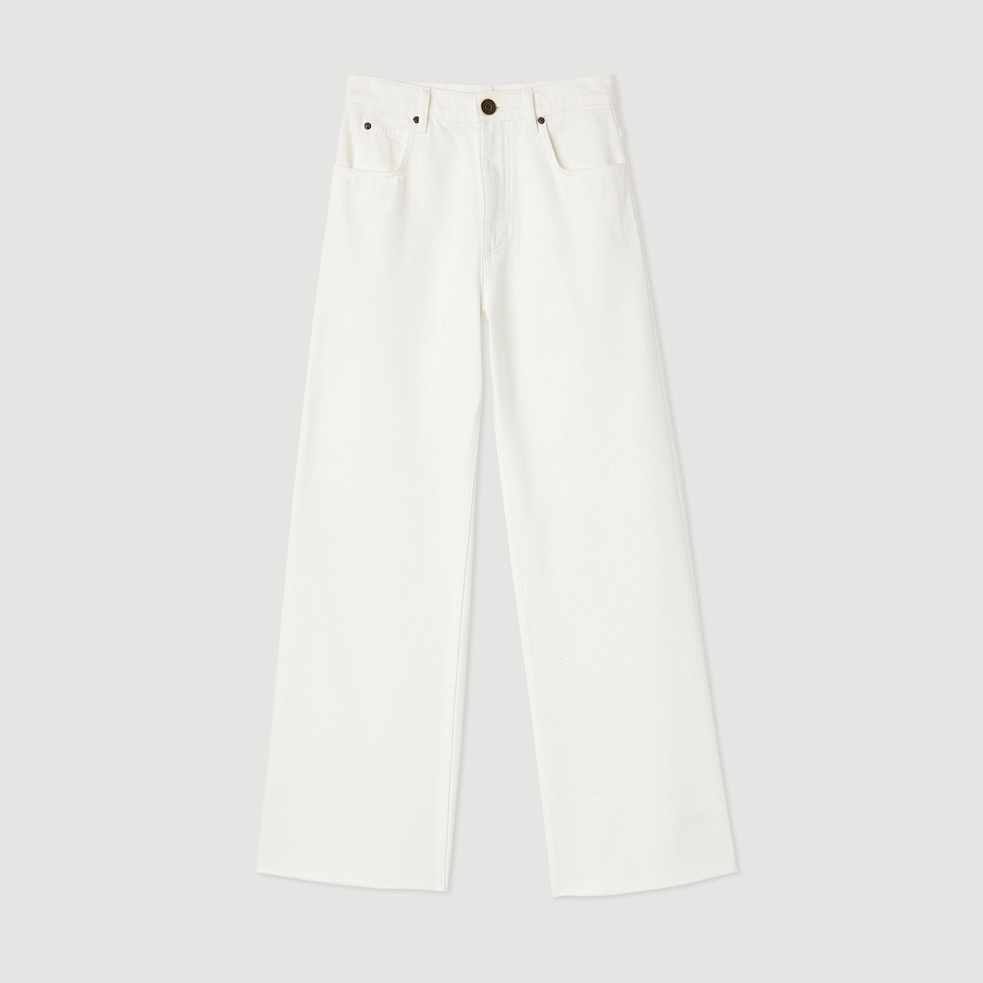 Straight-cut jeans