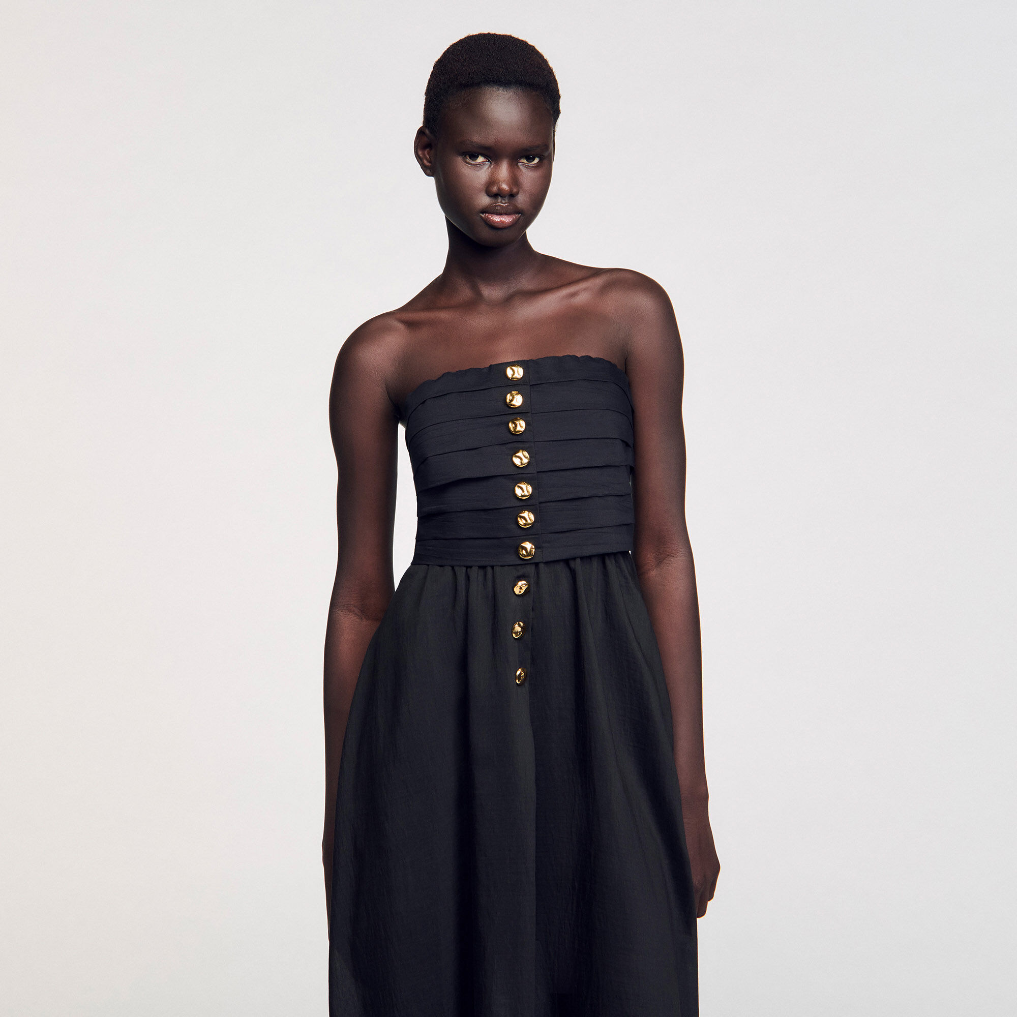 Long bustier dress