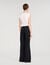 Satin stripe suit trousers