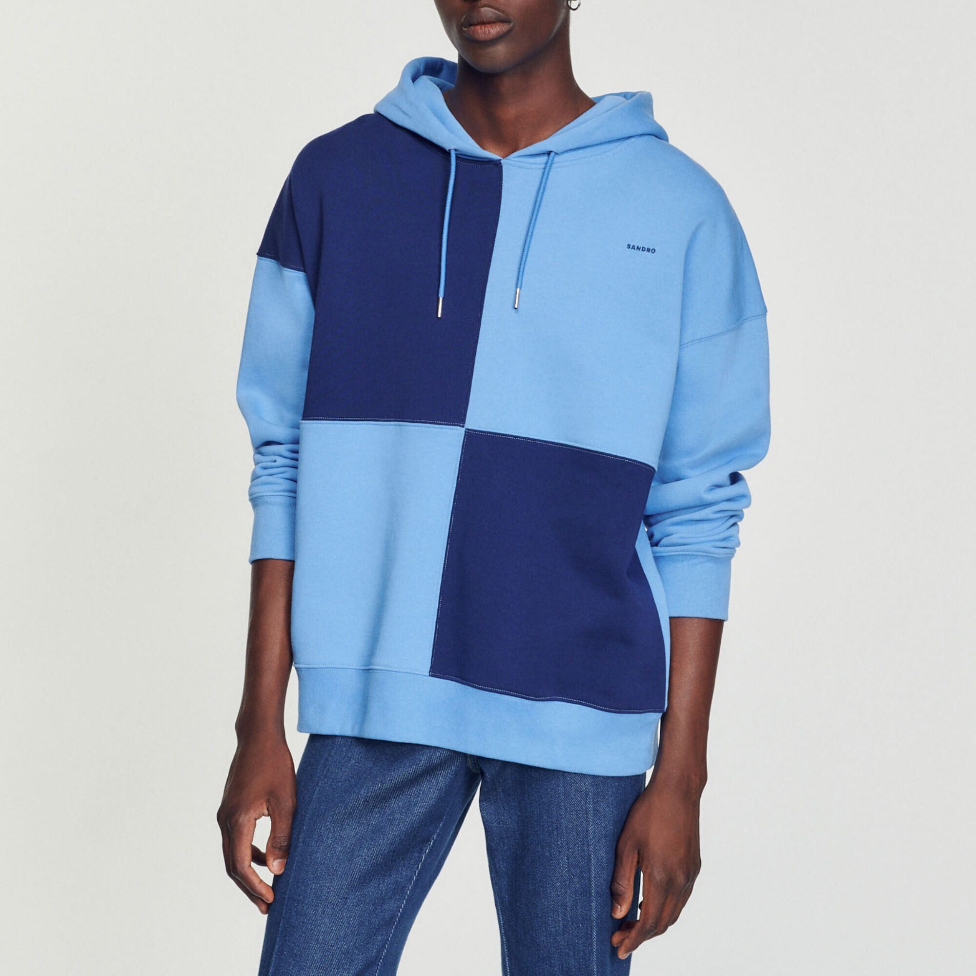 Oversized fleece hoodie