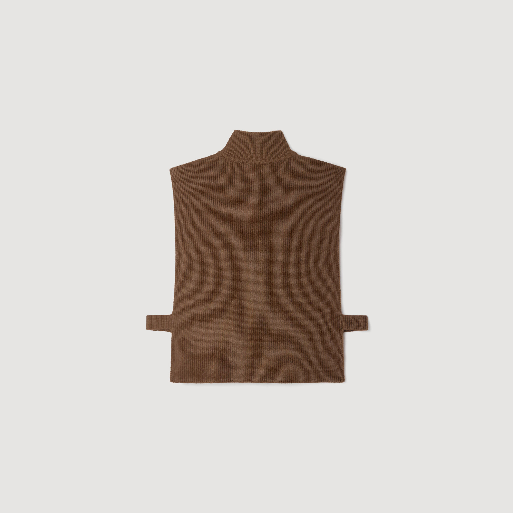 Wool and cashmere standing collar - Women | Sandro